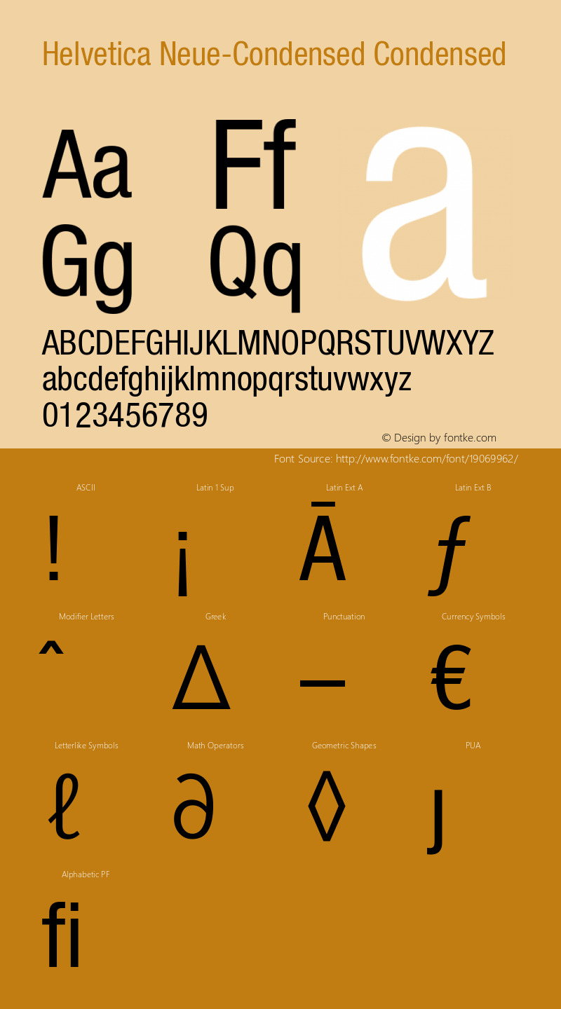 helvetica neue-condensed condensed version 1.300