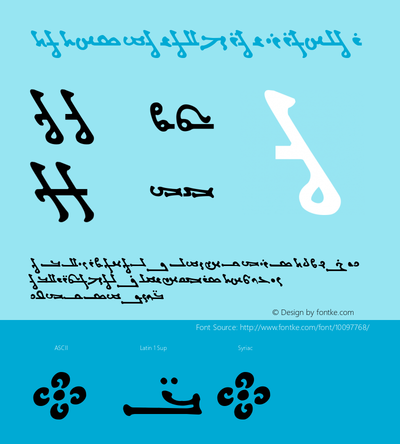 titus manichean regular 1991; 1.0, initial release图片样张