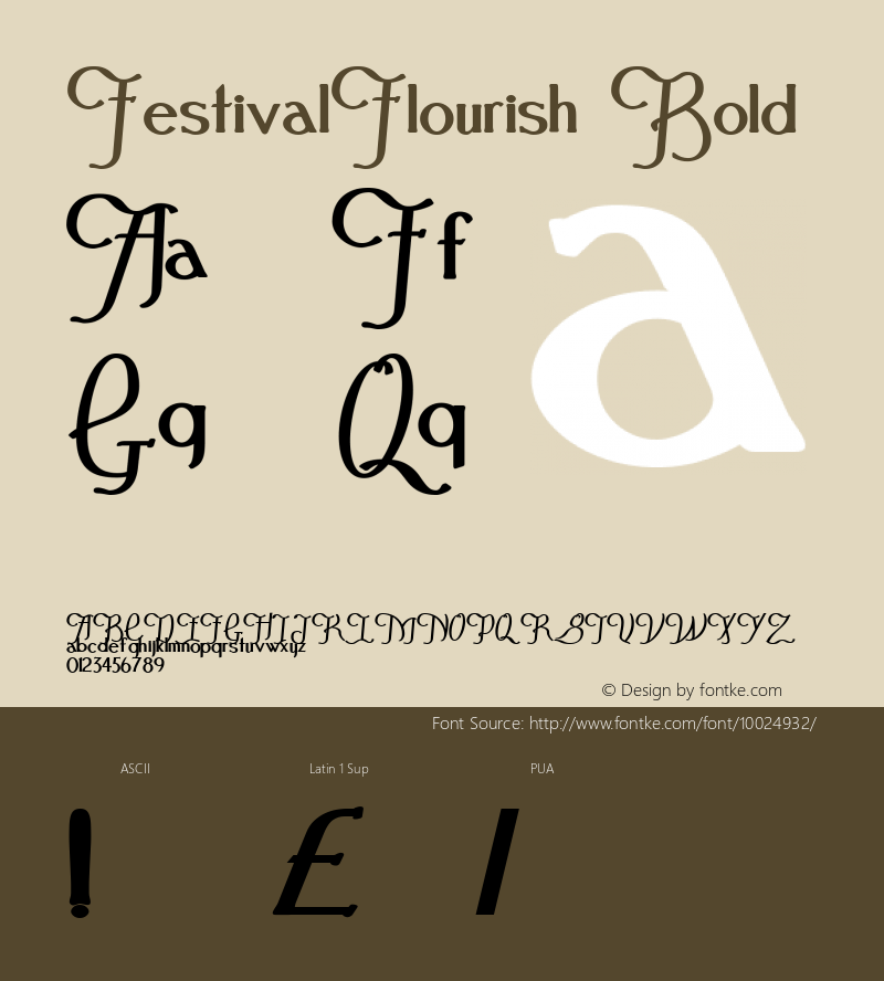 festival字体,festival艺术字 festivalflourish bold 001.003样张图片 - 字体样张